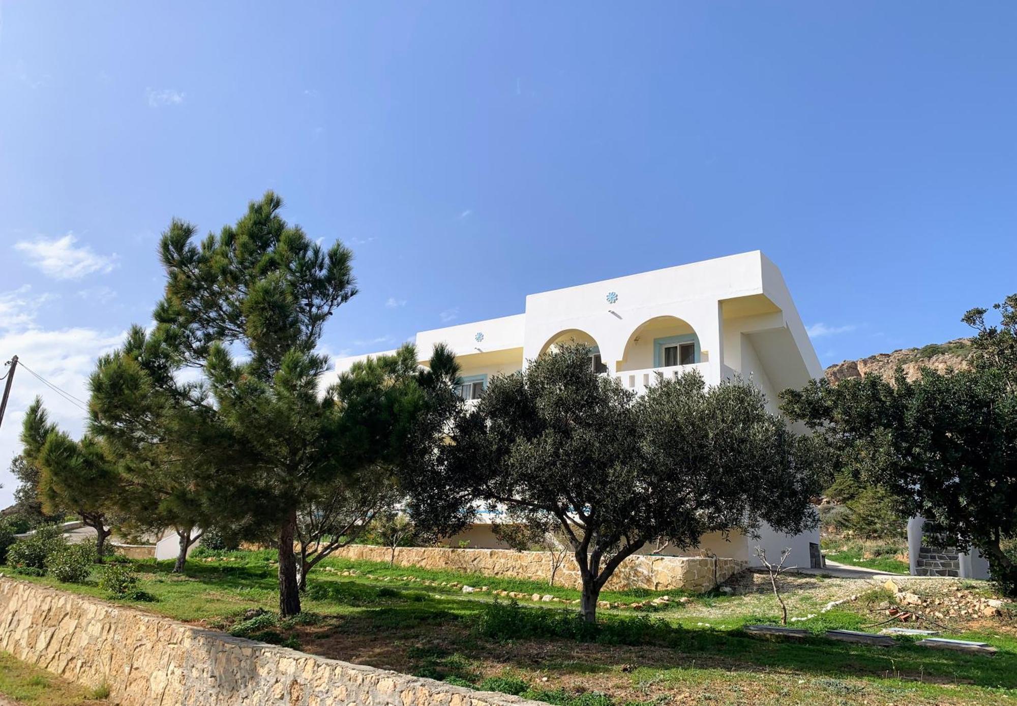 Studios Fokia Beach Amoopi Buitenkant foto