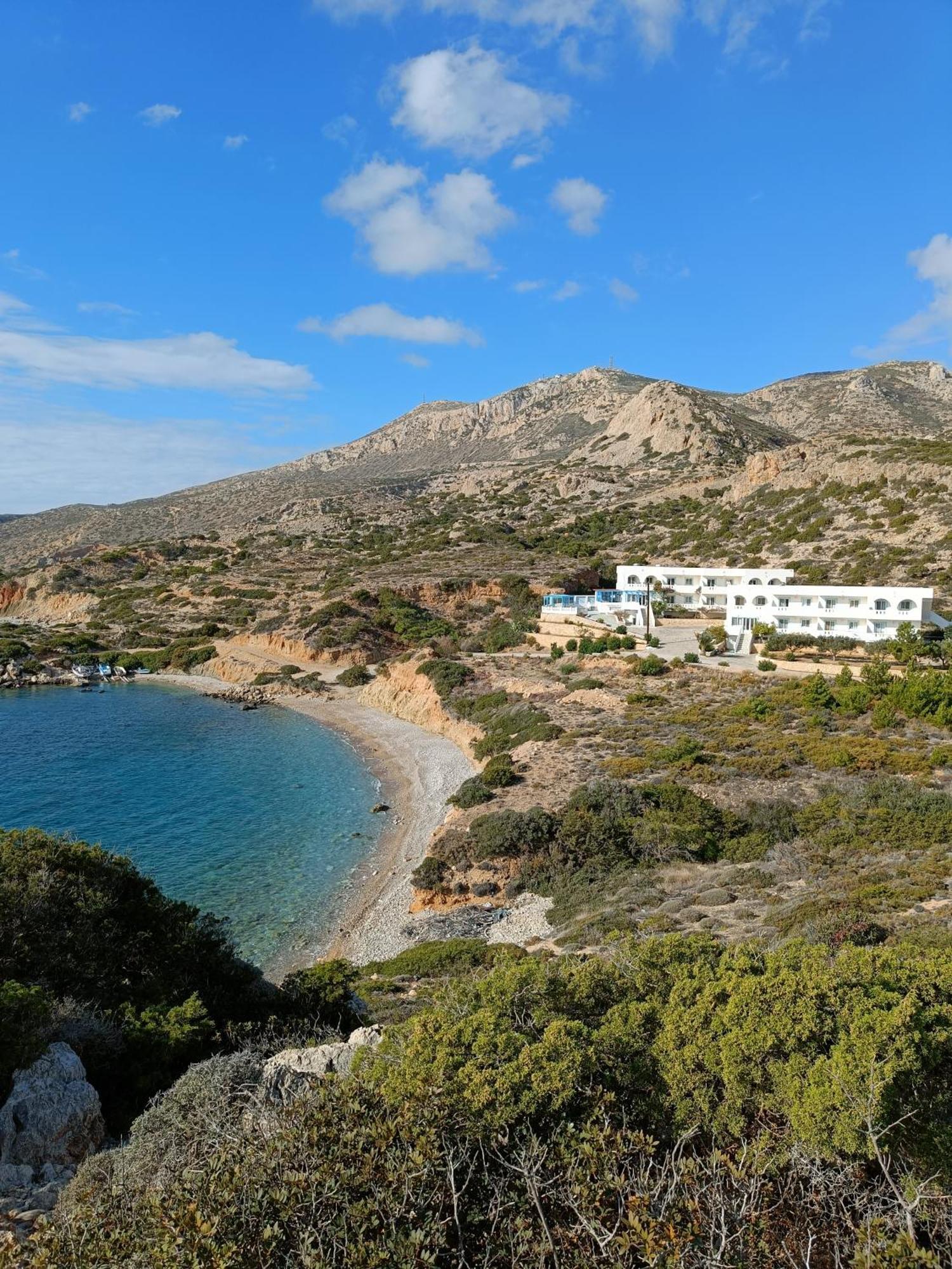 Studios Fokia Beach Amoopi Buitenkant foto