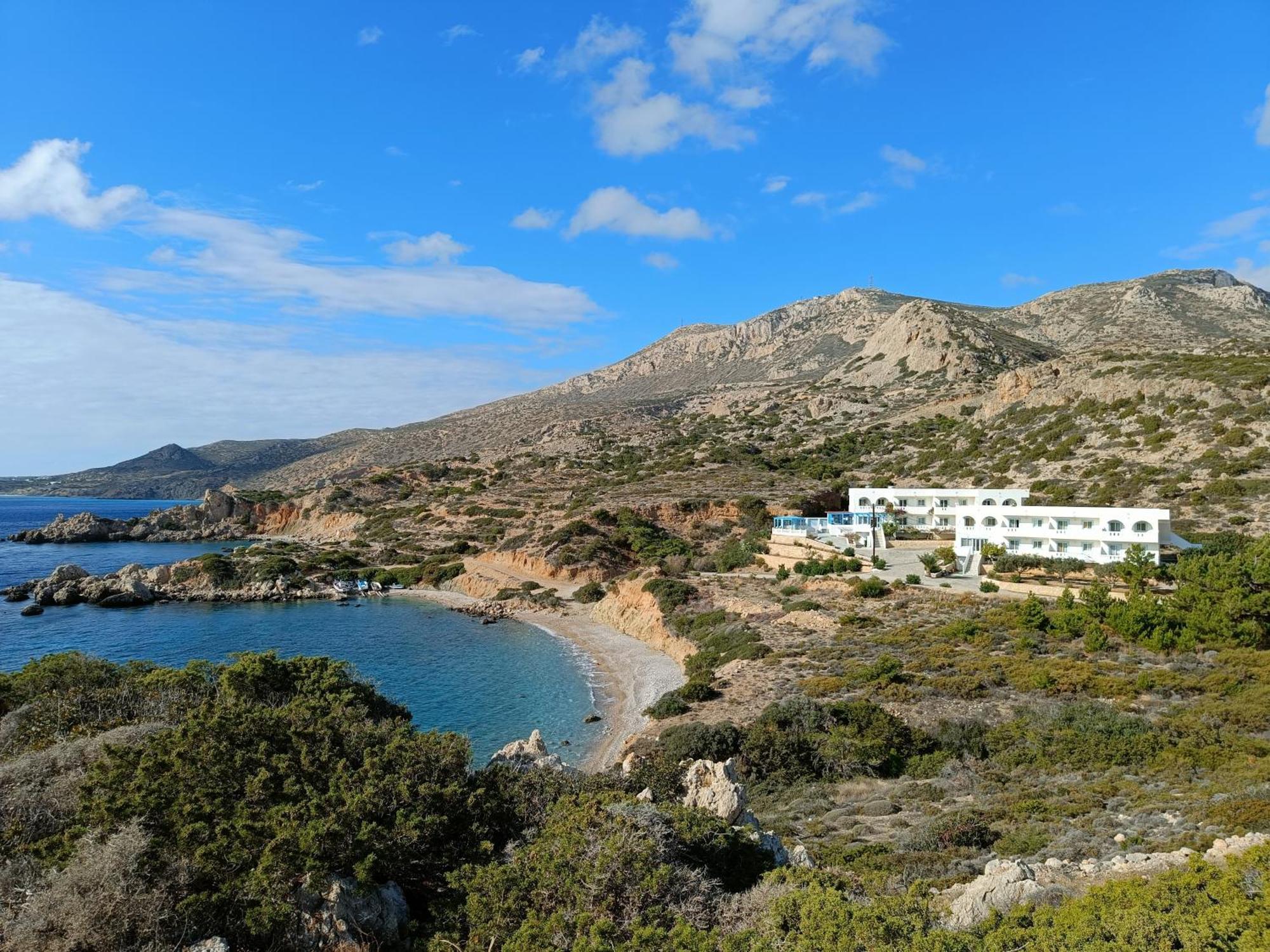 Studios Fokia Beach Amoopi Buitenkant foto